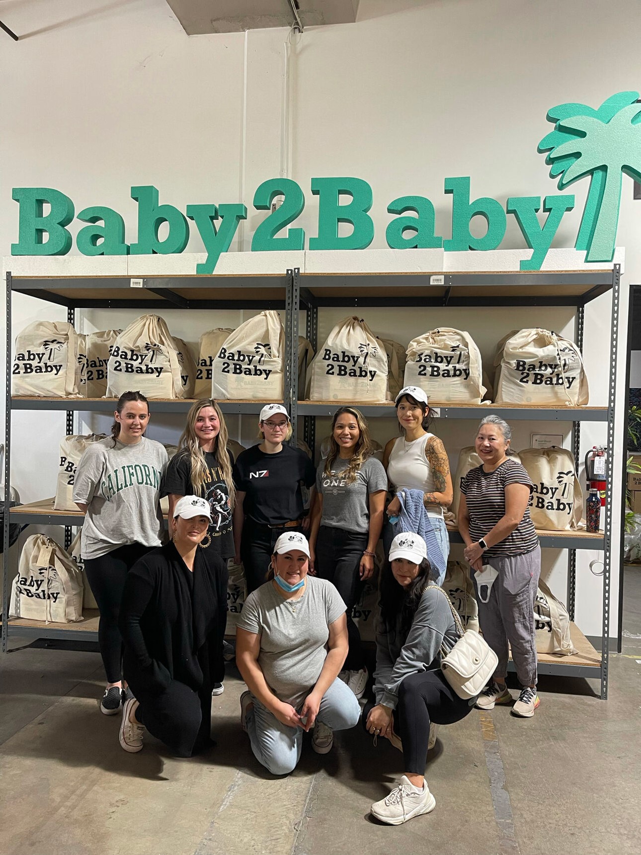 CS & Ops Team Volunteering with Baby2Baby